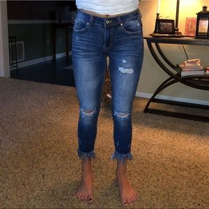 Ankle skinny jeans